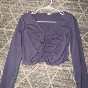 Garage Women's Long Sleeve Crop Top